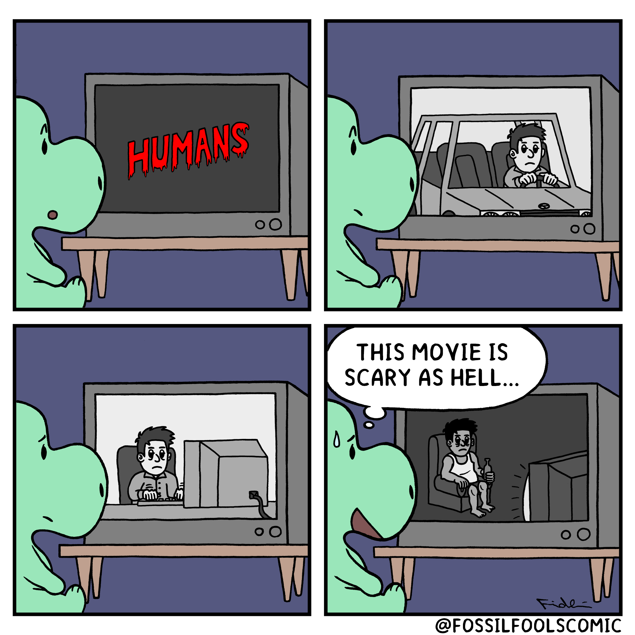 Comic: Humans On TV