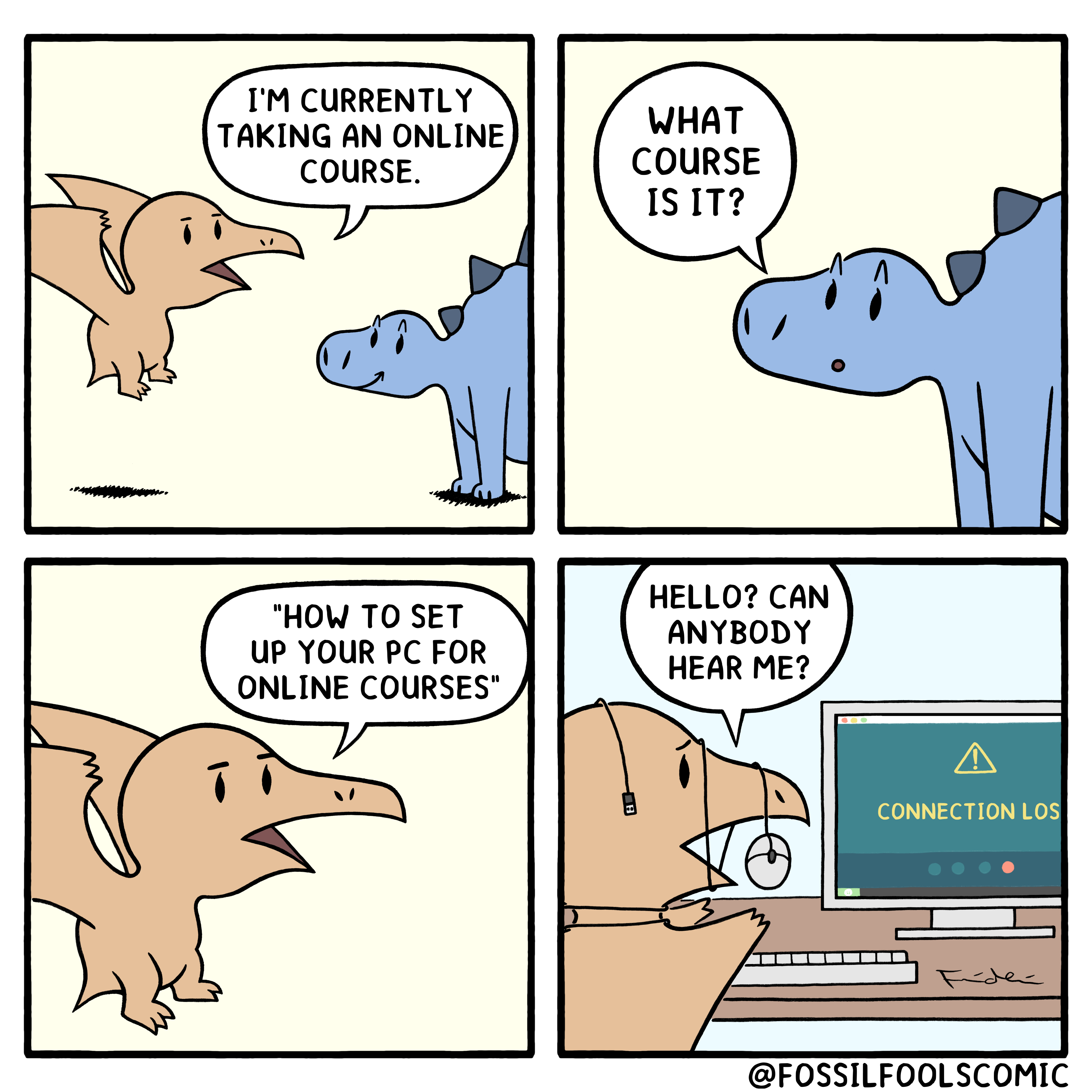 Comic: Online Courses