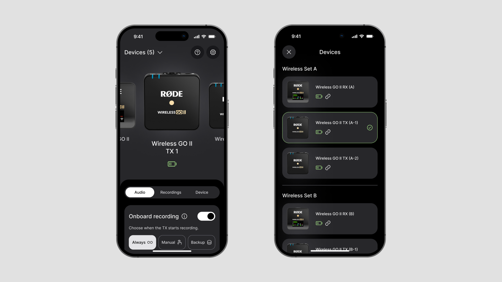 RODE - app