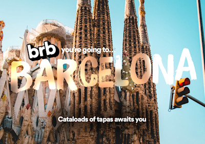 postcard of 48 hours in barcelona