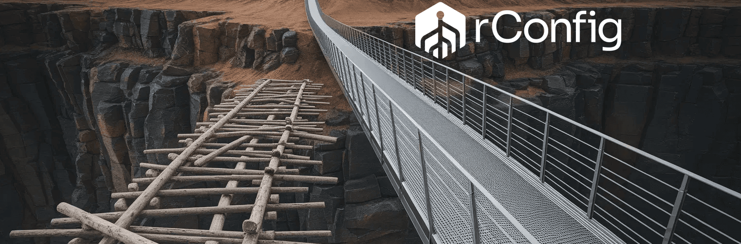 A bridge spans a canyon, with the word "contig" prominently displayed in the background.