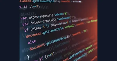 code on a screen