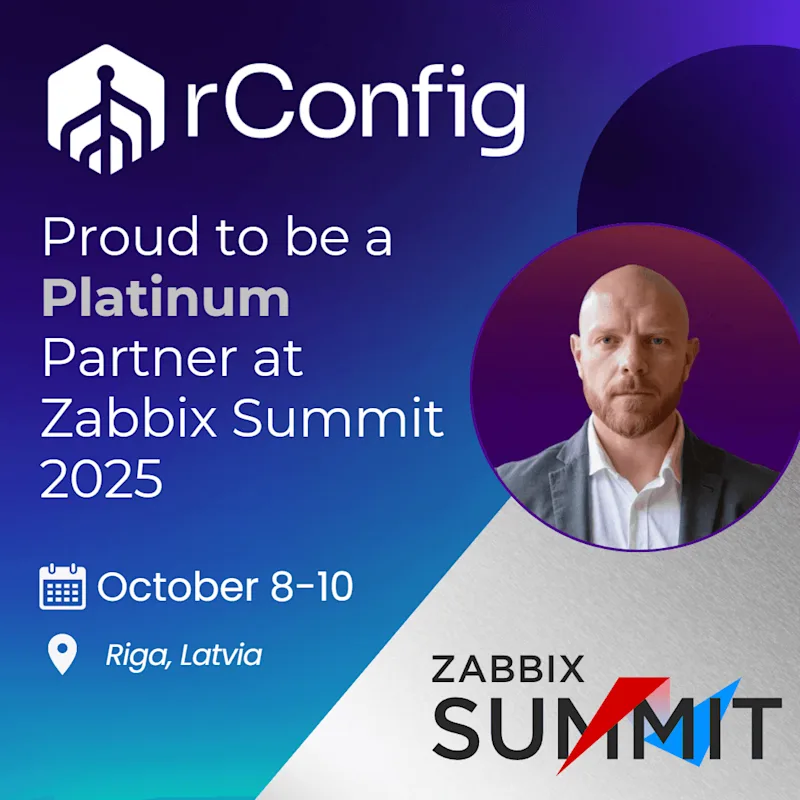 Why rConfig is Going All-In at Zabbix Summit 2025 — and What We’re Launching There