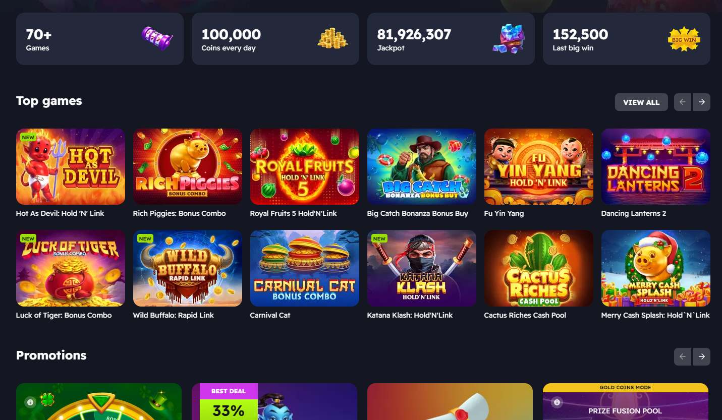 NoLimitCoins Casino Review 2024 100 000 GC 1 800 SC