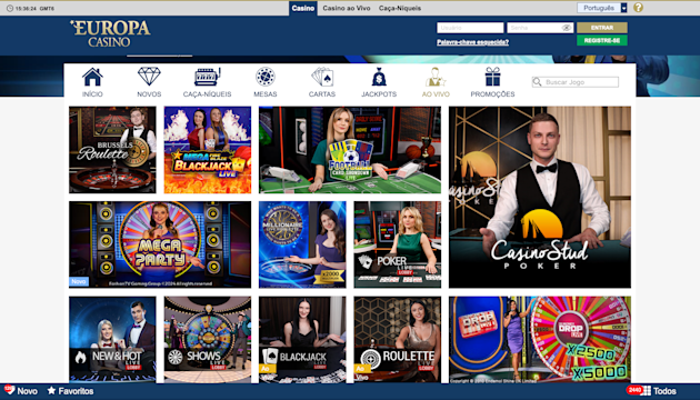 Análise Europa Casino | Bônus de Boas-vindas de R$12,000