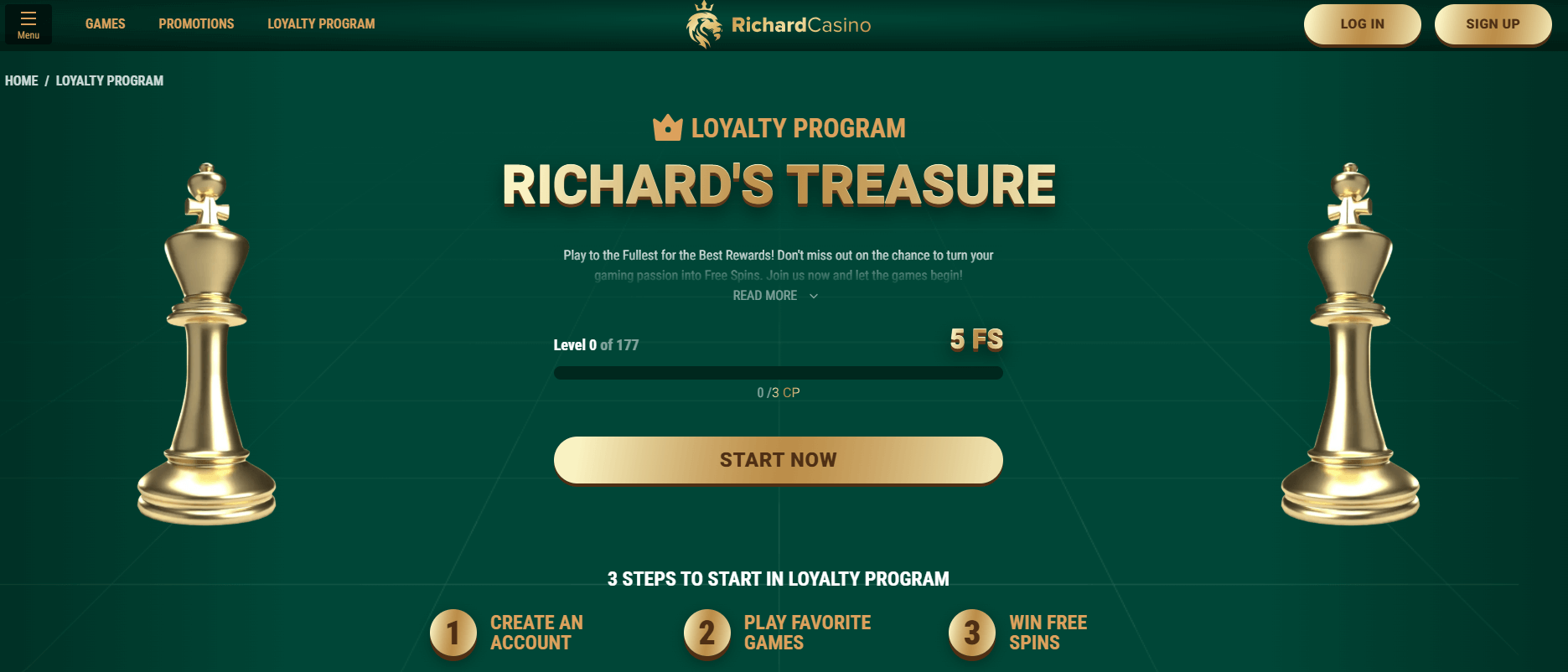 Richard Casino Loyalty Program
