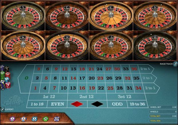 Hippodrome multi-wheel roulette