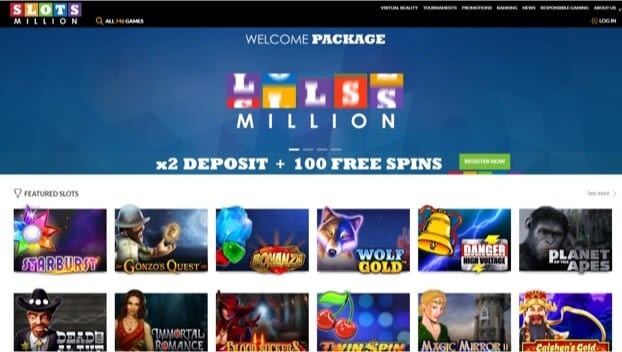 Slotsmillion Homepage Thumbnail