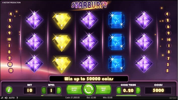 Screenshot of Starburst Gameplay Thumbnail