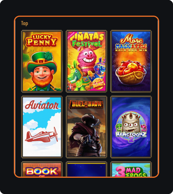 Screenshot of the Gransino casino lobby on a desktop and mobile interface