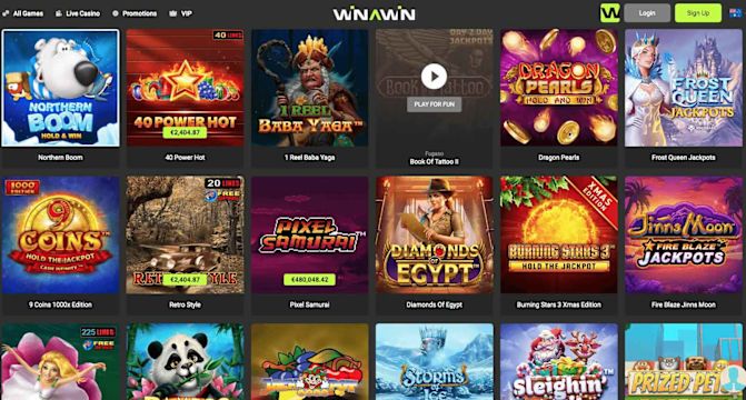 Winawin Casino Review ⭐ Bonus up to NZ$6,825 + 1,800 FS