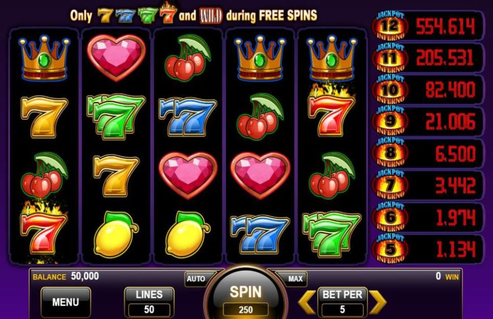jackpot inferno slot machine