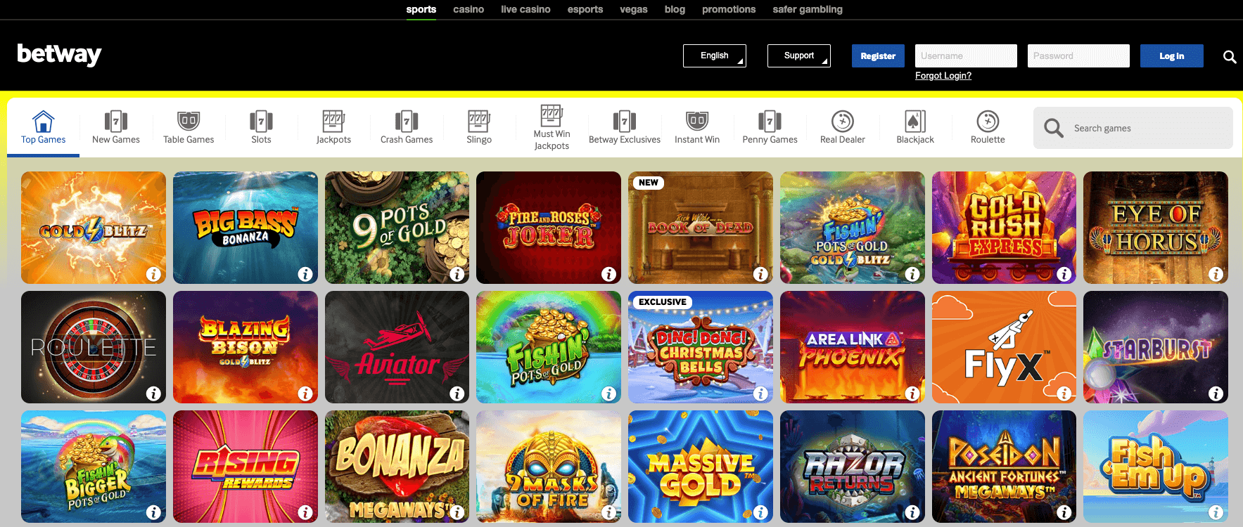 Betway Casino Ontario Review 🎖️550+ Games 2024