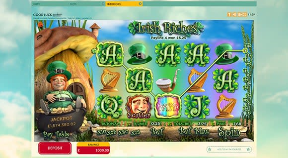 Screenshot of Irish Slot Thumbnail
