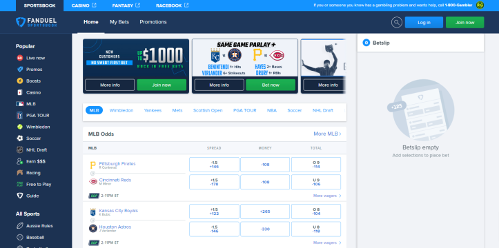 FanDuel Sportsbook – Legal online sports betting