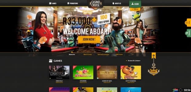 Homepage of Casino Cruise Thumbnail