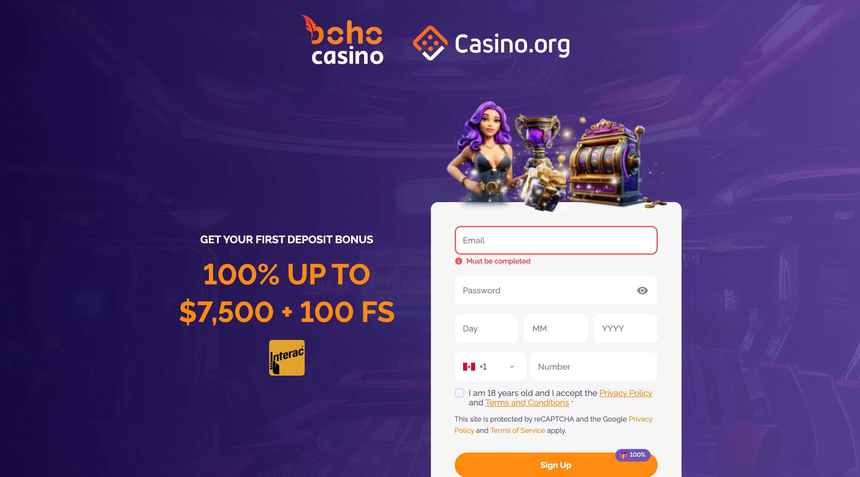 Boho Casino 1 Official Website: A Review for Canadian Players