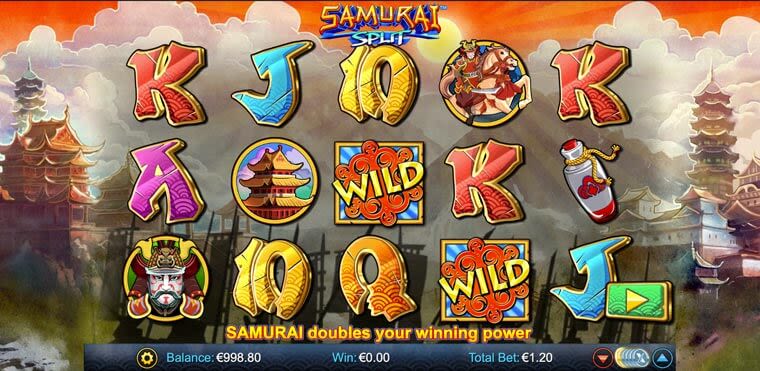 Screenshot of Samurai Split Game