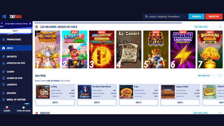 Tiki Taka Casino Bonus Example