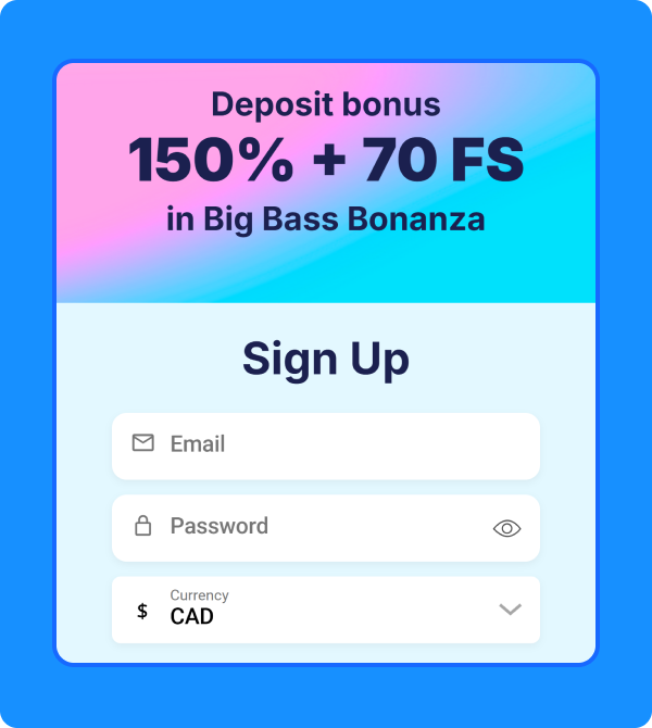 Ekran rejestracji w Ice Casino