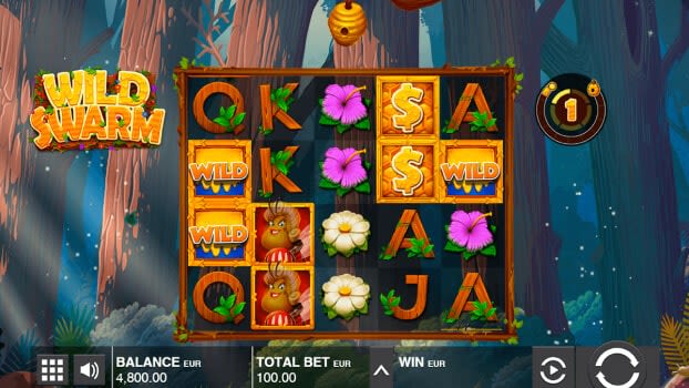 Screenshot of wild swarm Snabbis Casino Thumbnail