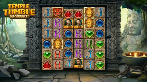 Screenshot of temple tumble megaways Simple Casino Thumbnail