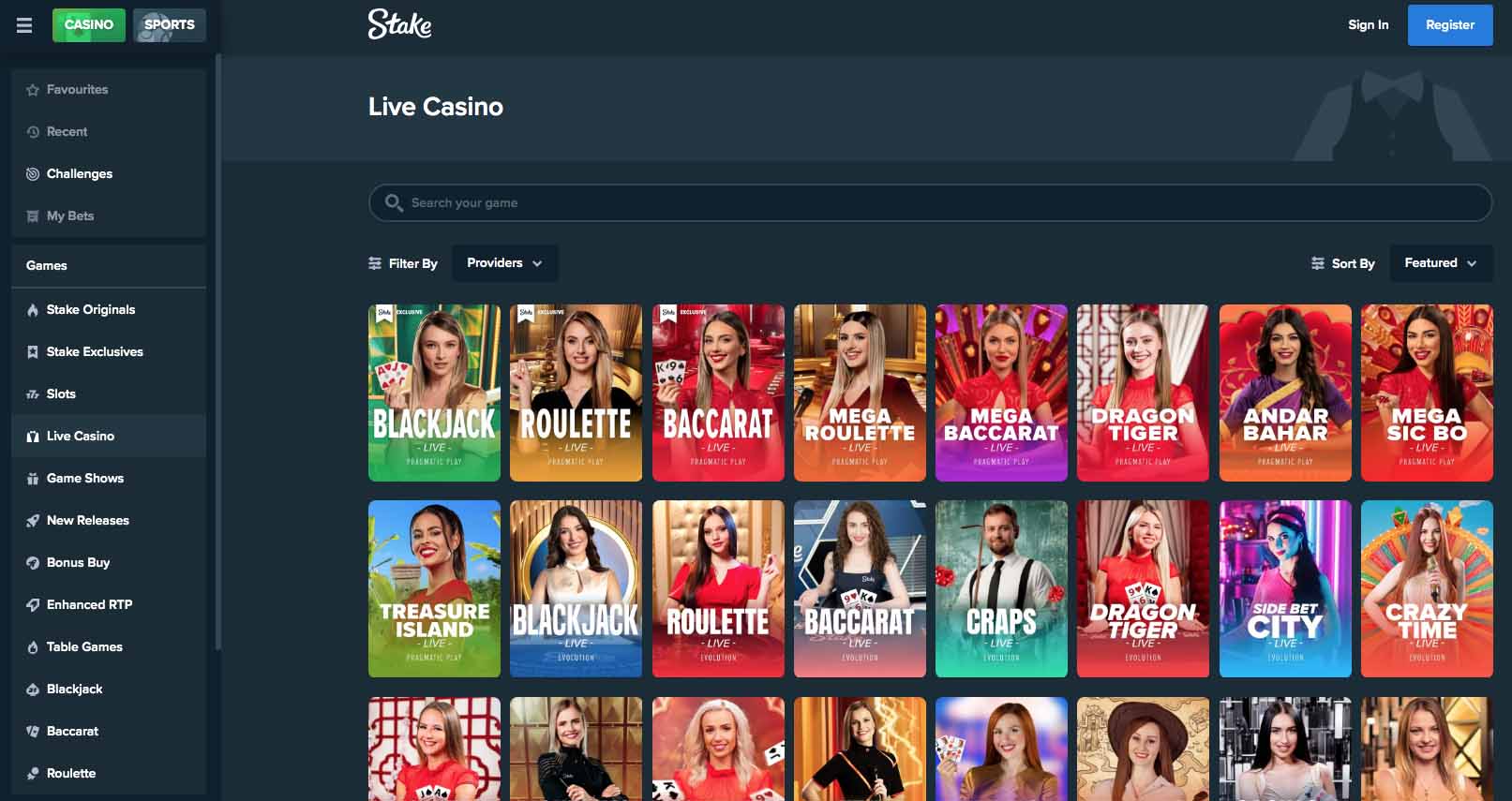 stake us casino login