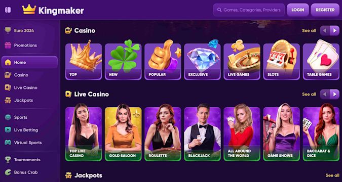Kingmaker Casino Review Ireland 2024 🏅 €500 Bonus + 25 FS