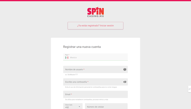 Reseña de Spin Casino México 🎖️ Bono Hasta $20,000 +75FS
