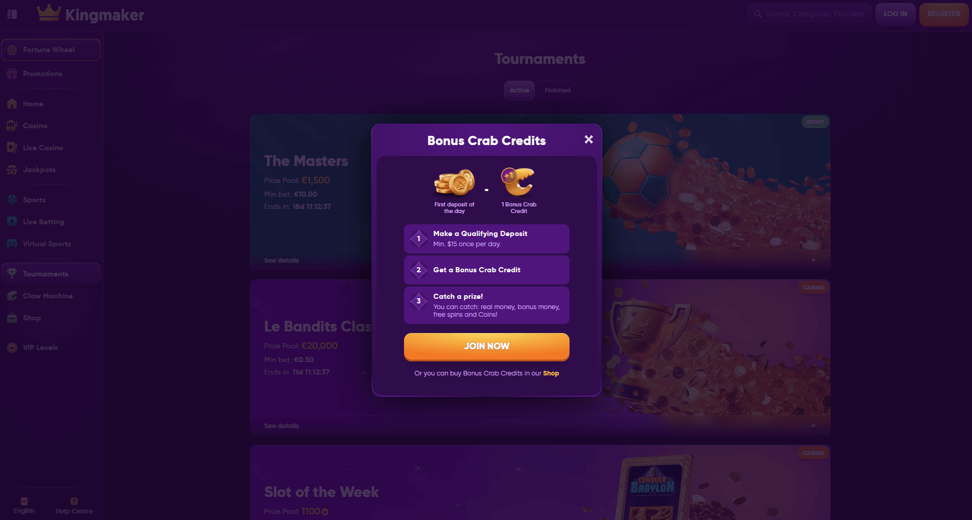 Kingmaker Casino