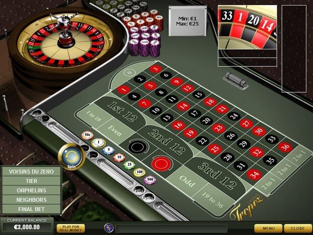 Casino roulette at Casino Tropez Thumbnail