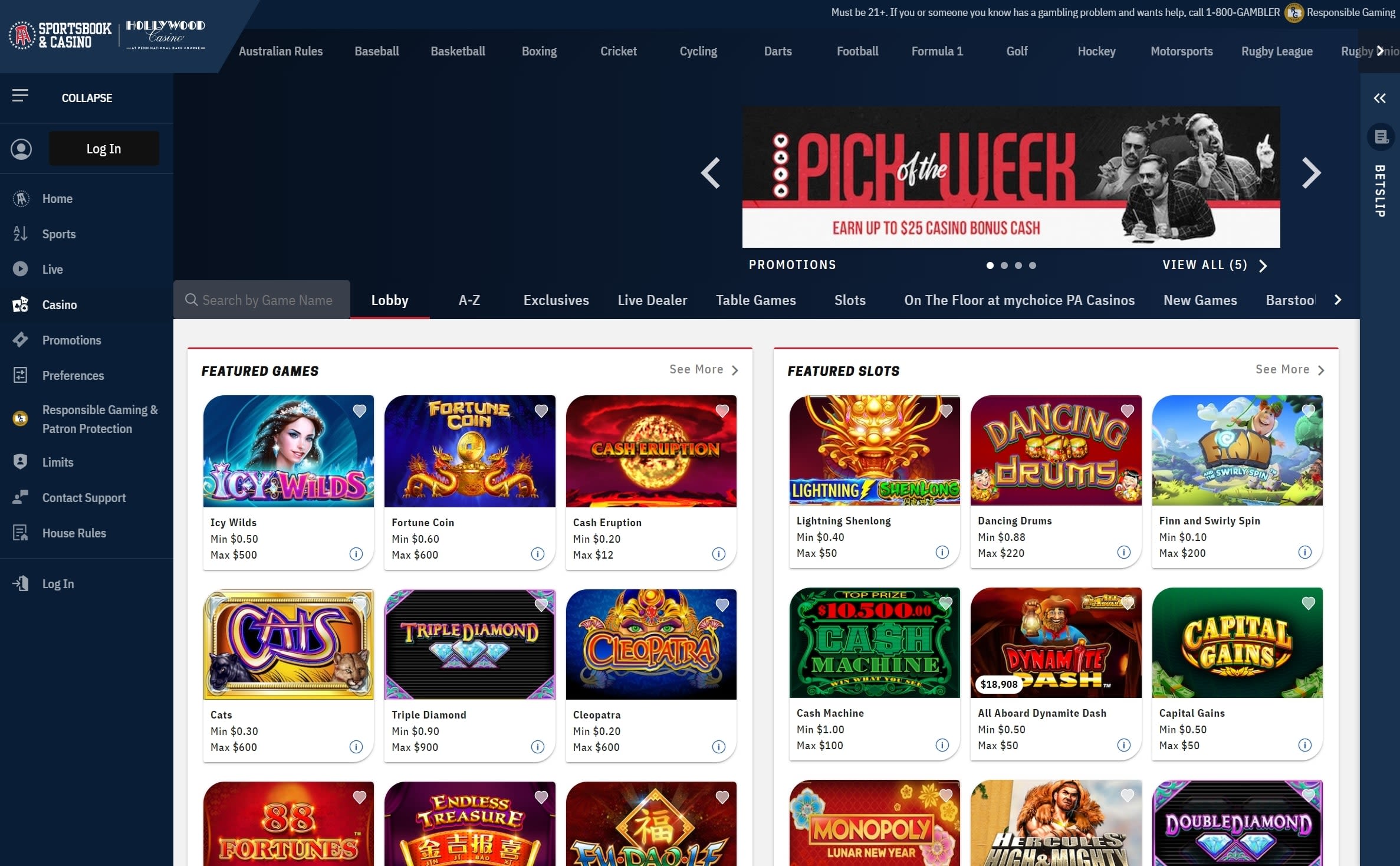 Barstool Casino PA Promo Code Insurance up to 1,000