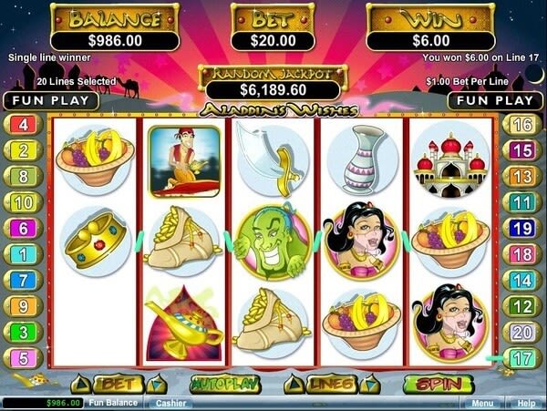 Aladdins wishes Play at Casino Midas Thumbnail