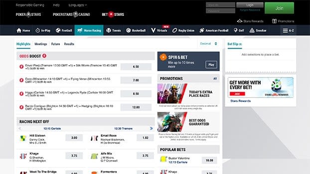 Screenshot of Betstars Horse Racing Thumbnail