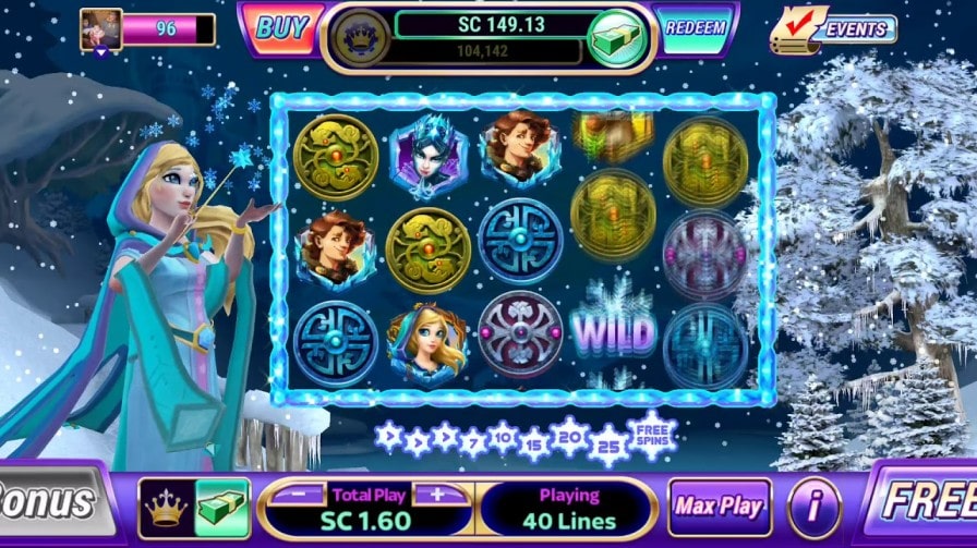 LuckyLand Slots Casino Review 2024 10 Free Sweeps Coins   LuckyLand Slots Snow Queen Compressed 