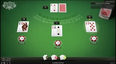 Grand blackjack Screenshot at Grand Ivy Casino Thumbnail