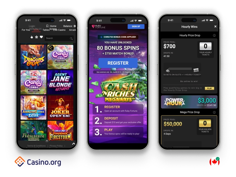 Ruby Fortune Casino Mobile Bonus Review for Players from Canada