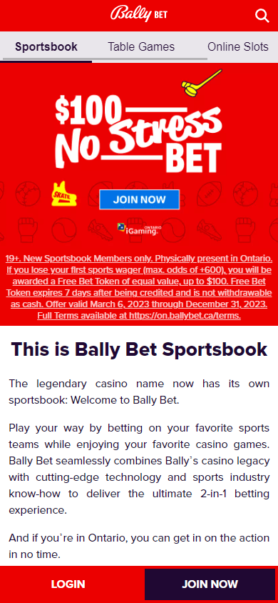 Bally Bet Ontario Sports Homepage Mobile.png