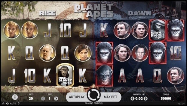 Kerching Planet of the apes Game Thumbnail