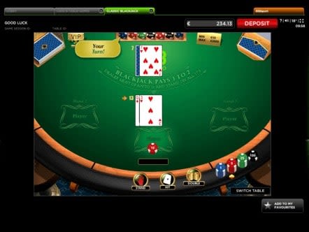 Blackjack View - 888 Casino Thumbnail