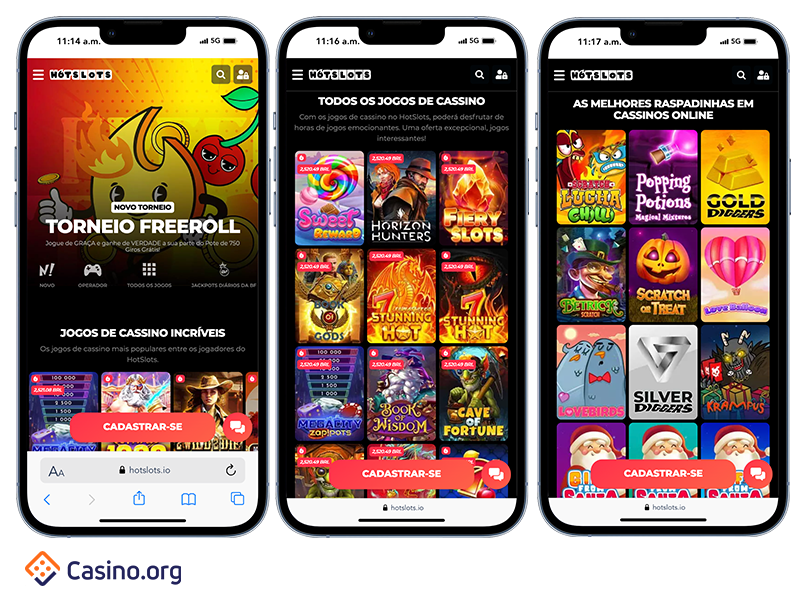 aplicações móveis para slots