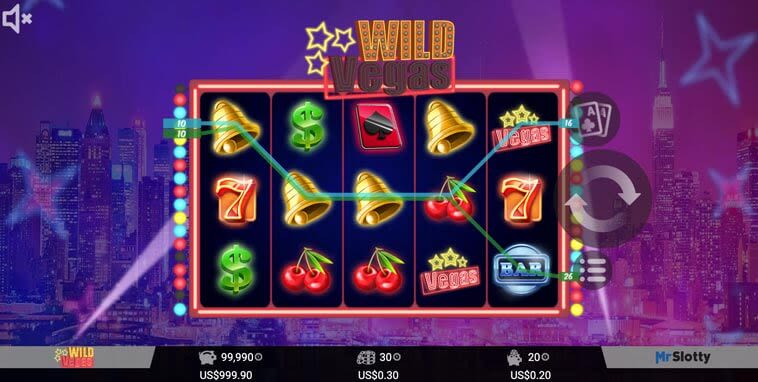 Screenshot of Wild Vegas Game