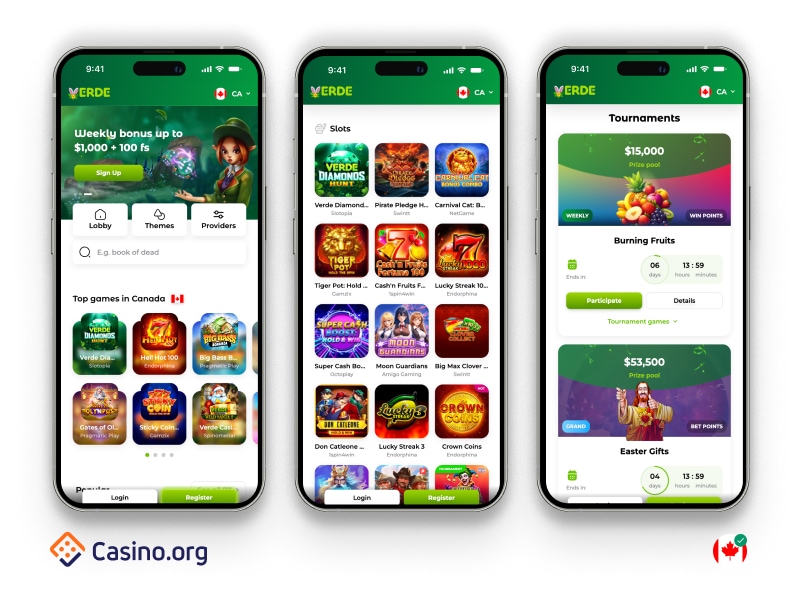 Verde Casino Bonus Bild