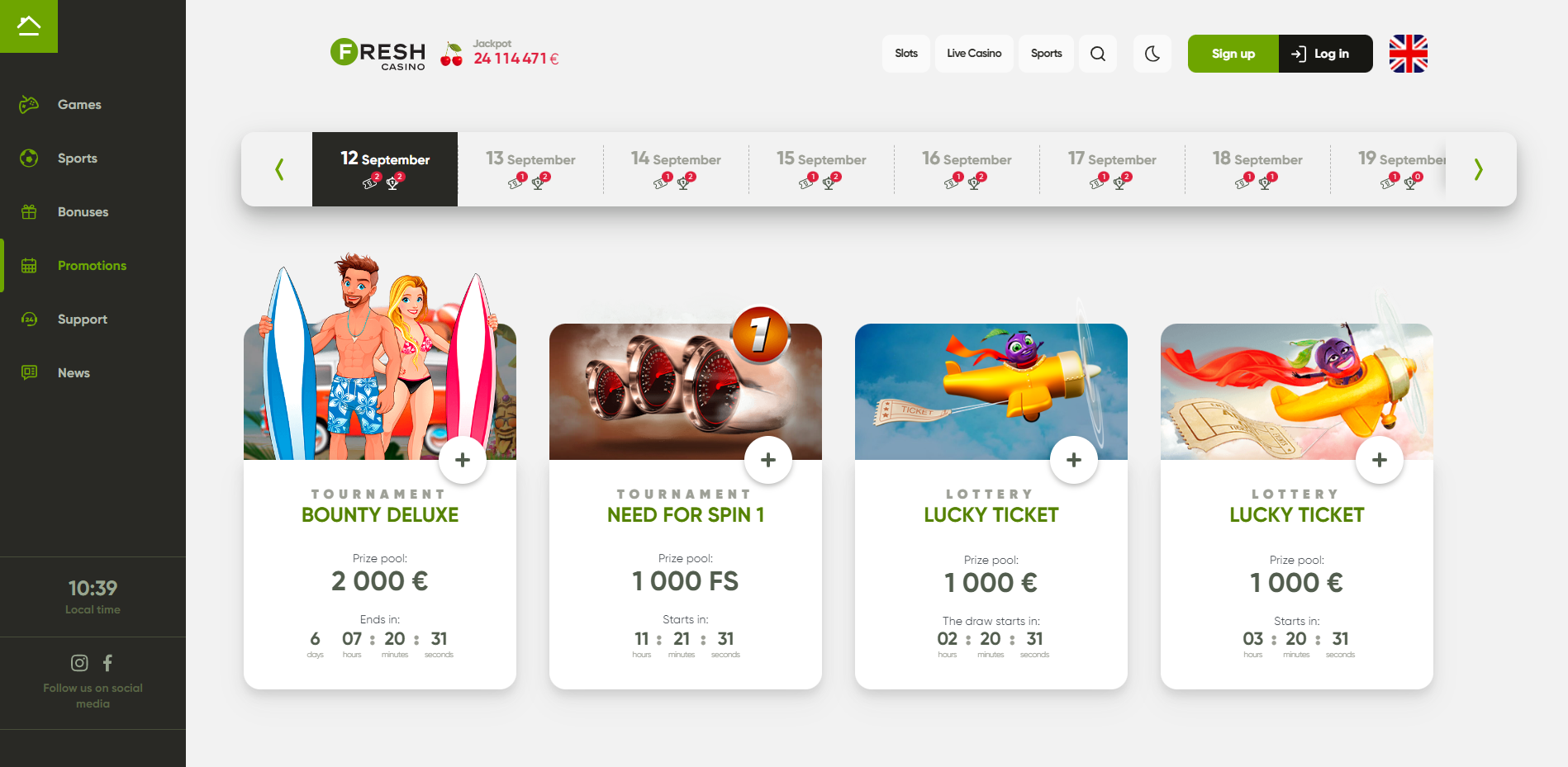 FRESH Casino Review 2023 – 3,000 slots & a big welcome bonus!