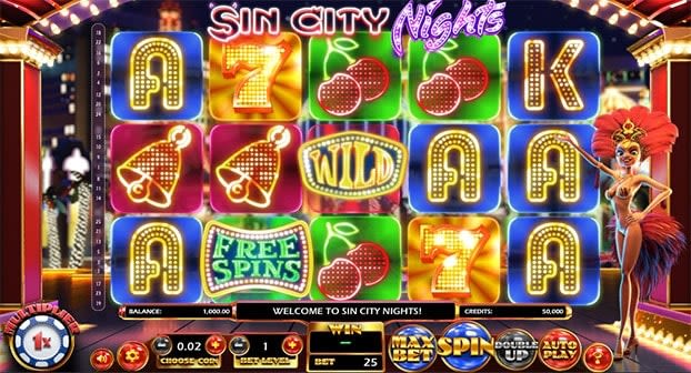 Screenshot of sin-city-nights Vegas casino Thumbnail