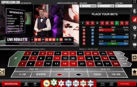 Live Dealer Gameplay at Super Casino Thumbnail