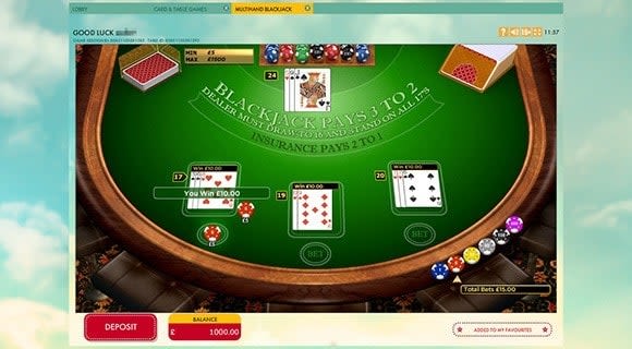 Playing Blackjack at 777 Casino Thumbnail
