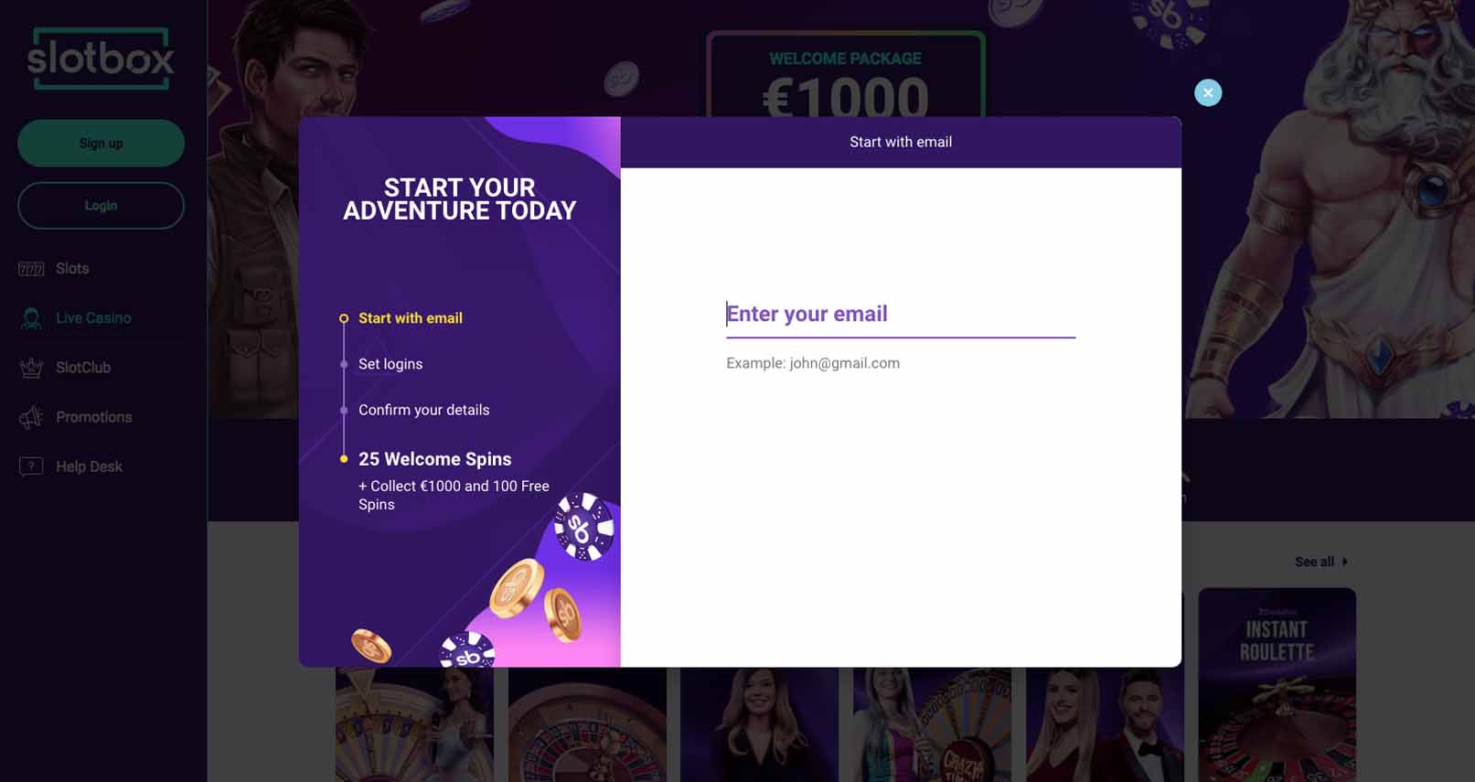 slotbox bonus code for existing players