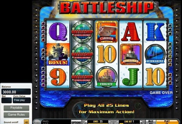 Battleship at Mr. Green Casino