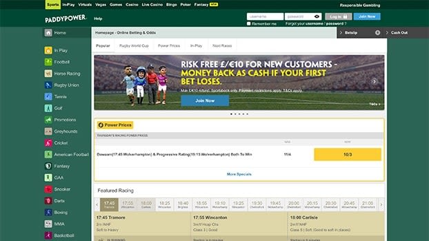 paddy power online betting account